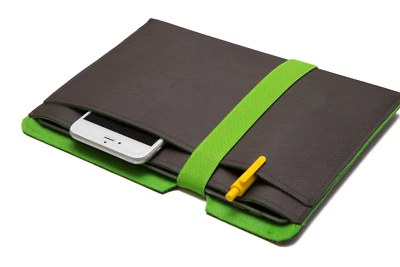 Handmade Sleeve for iPad, Magic/Smart Keyboard Compatible, Pencil Pocket Holder - Image 1 of 4