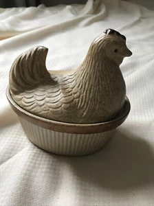Pottery Craft Conventional Ovenware Chicken Hen Covered Casserole Made USA - Picture 1 of 10