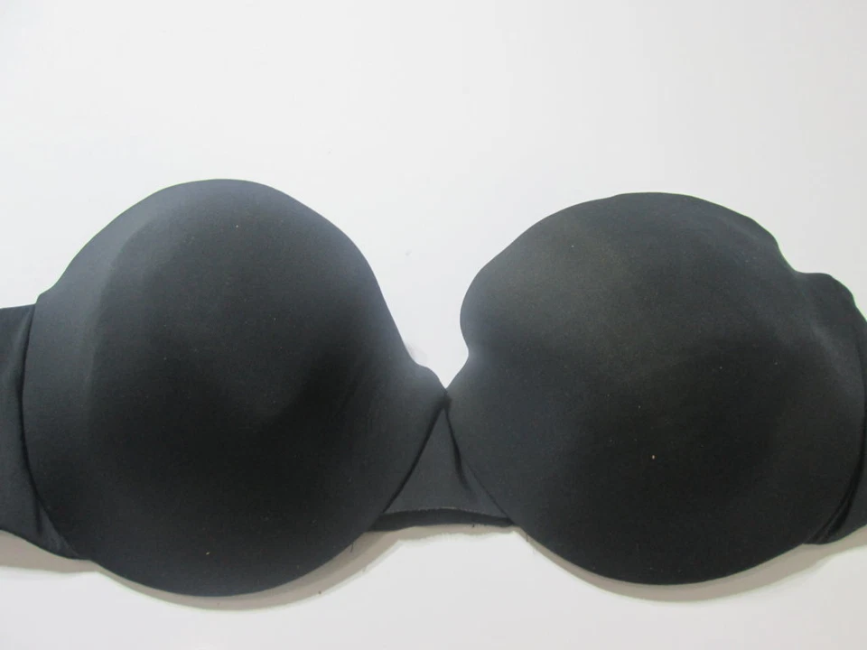 Sujetador Gap Body Talla 36C Negro Forrado con Aros Ajustable Sin Tirantes Balconette Foto 1 de 4