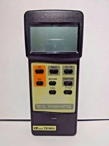LUTRON TM-906A DUAL CHANNER THERMOMETER - Picture 1 of 2