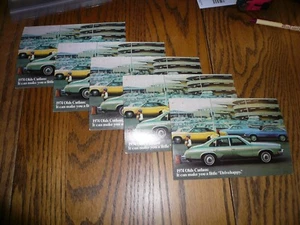 Olds Cutlass Announcement Post Card Factory 1974 - Five for One Price - Bild 1 von 2