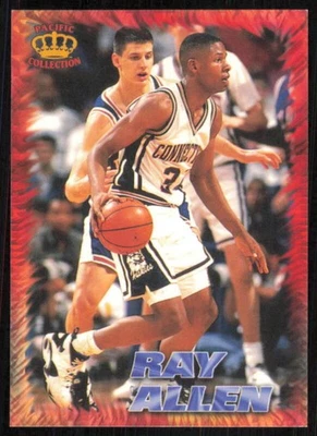 1996 PACIFIC POWER RAY ALLEN RR-2 MINT REGENTS OF ROUNDBALL RC CONNECTICUT - Imagem 1 de 2
