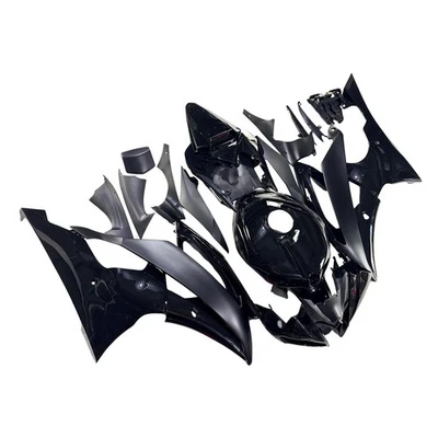 Kit de carenado negro para Yamaha YZF R6 YZF-R6 2008-2016 carrocería de plástico de inyección Foto 1 de 4