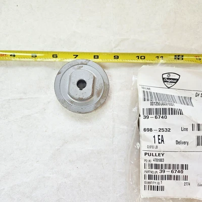 NEW Genuine OEM Exmark Toro 39-6740 Pulley for Walk-Behind Self Propelled - Image 1 of 4