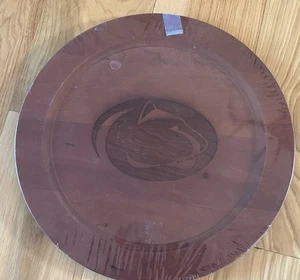 Penn State Nittany Lions Edelholz Holzteller massiv PA Kirschholz neu in Folie - Bild 1 von 4