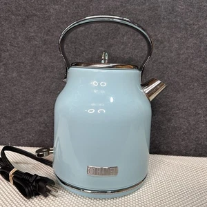 Haden Heritage Bollitore Elettrico Senza Fili in Acciaio Inox 1,7L - Turchese - Foto 1 di 9