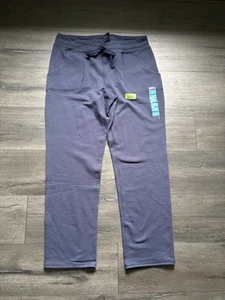 Felpa donna Earth Yoga in pile elasticizzato blu navy taglia XL nuova con etichetta - Foto 1 di 8