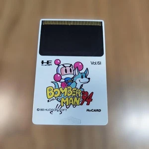 Motor Bomberman 94 PC USADO PCE con manual y estuche Japón - Imagen 1 de 3