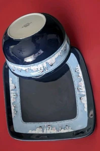 PAT RICHTER Schneemänner große Platte + Servierschale  - Bild 1 von 7