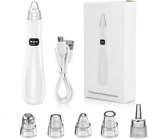 Extractor de espinillas faciales al vacío para el cuidado facial nariz y espinillas - Imagen 1 de 5