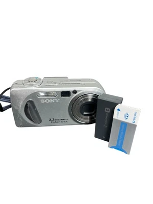 Sony Cyber-shot DSC-P8 3.2MP Digital Camera - Silver - Untested - Image 1 of 4