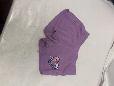 Justice girls size 6 purple dance shorts - Image 1 of 4