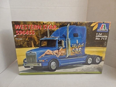 1/24 ITALERI WESTERN STAR 5964SS #717 KIT MODELO SEMIRREMOLQUE 1999 modelo sellado Foto 1 de 4