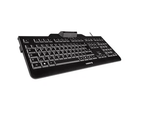 Cherry KC 1000 SmartCard TAA Compliant USB Keyboard Black JK-A0104EU-2 - Picture 1 of 1