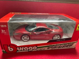 Bburago Ferrari 488 GTB Automodello 1:24 - Rosso con scatola - Foto 1 di 5