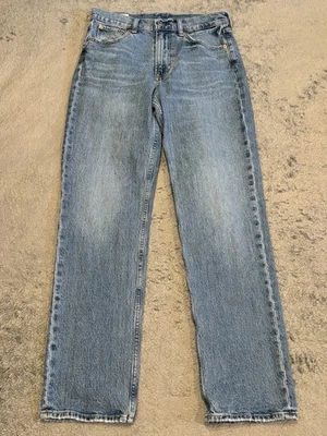 Jeans Gap para mujer 27/4R Sky High pierna recta elástica lavado medio azul denim Foto 1 de 4