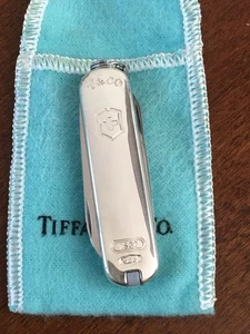 Victorinox / Tiffany & Co Sterling Silver Swiss Army Knife - Discontinued - Nice - Picture 1 of 15