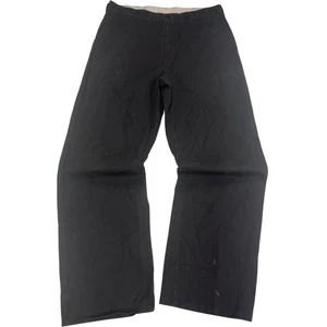 Pantalones Dickies 874 Para Hombre W34 L32 Y2K Calce Relajado Negro Algodón Chinos Patinador - Imagen 1 de 8