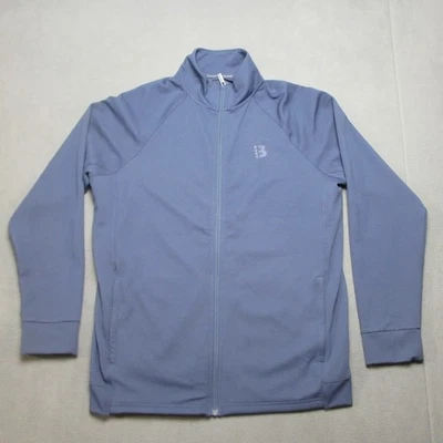 Chaqueta Bench Urbanwear Para Hombre Azul Medio Pista Elastizada Atlética Absorbente de Humedad Foto 1 de 4