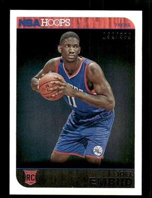 2014-15 Hoops #263 Joel Embiid Silver #/399 - Image 1 of 2