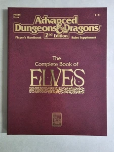 Dungeons & Dragons ⭐ El Libro Completo de los Elfos ⭐ D&D 2ª Edición - Imagen 1 de 7