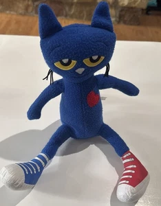 PETE THE CAT - 12 Zoll Sitzsack Plüsch 2010 blau rot Turnschuhe - Bild 1 von 3