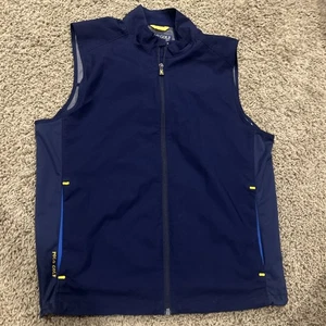 Ralph Lauren Polo Golf Water Resistant Golf Vest Navy Blue Packable Mens Size XL - Picture 1 of 4
