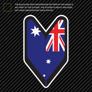 Australian Wakaba Sticker Die Cut Decal Driver Badge aussie australia jdm - Picture 1 of 1