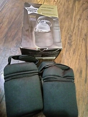 Tommee Tippee Bolsas Biberón Aisladas Set 2 Negro Bebé Compacto Infantil Lote 2 Cremallera Foto 1 de 4