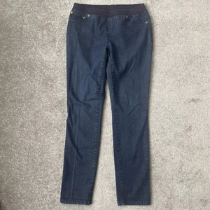Chico's Jeans Damen 0 (Größe 4) Slim Straight Stretch Pull On Denim Hose Blau - Bild 1 von 10