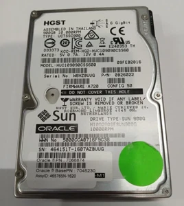 Sun Oracle 7066874 900GB 10K 2.5 SAS 6/Gbps HDD HUC109090CSS600 - Picture 1 of 1