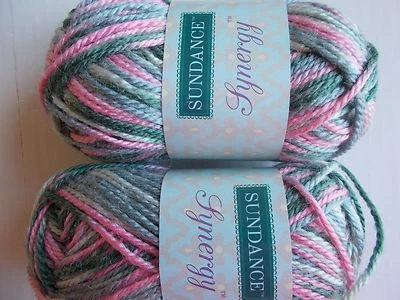Sundance Synergy wool blend gradient yarn, Rose Hip,  lot of 2 (76 yds ea) - Image 1 of 2
