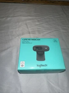 Webcam Work From Home - Logitech C270 HD Webcam - Black C3 - Picture 1 of 9