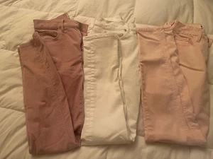 Skinny Jeans Lot Of Three ,Ann Taylor Loft, Old Navy, Youth Size 0 - Picture 1 of 13