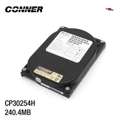 Conner CP30254H 240MB 8.89cm 3.5" Inch HDD Hard Disk Drive 286 PATA - Image 1 of 4