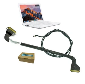 Cavo flat display LCD Apple Macbook A1342 13" bianco 2009 2010 cable flex screen - Foto 1 di 4