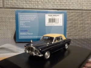 Rolls Royce, Corniche,(indigo Blue) Oxford Diecast 1/76 New Dublo, Railway Scal - Picture 1 of 5