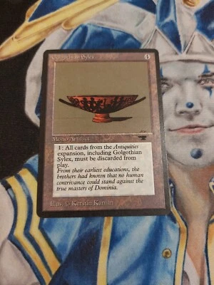 Golgothian Sylex MTG Antiquities Rare Artifact Slightly Played x1 GG1 - image 1 of 4