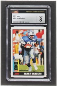 Barry Sanders 1992 Score #528 LBM (CSG 8) - Picture 1 of 2