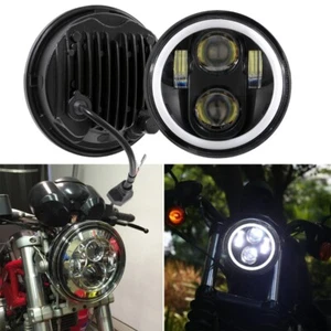 DOT 5-3/4" 5.75 LED Headlight DRL Hi Low Beam for Yamaha V-Star XVS 650 950 1100 - Picture 1 of 12