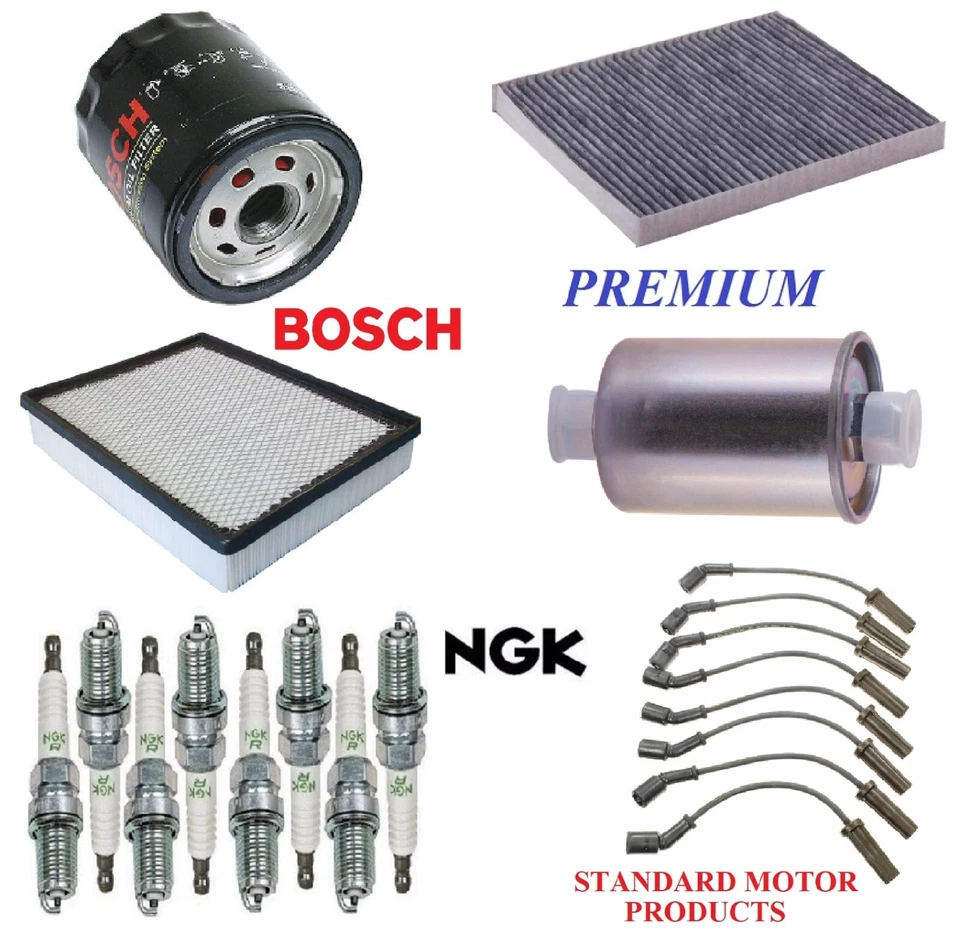 Kit de afinación filtros tapones para Chevy Suburban 1500 (bobina cuadrada) 5,3 L, gas 03-04 Foto 1 de 1