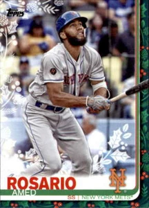 2019 Topps Holiday #HW117 Amed Rosario New York Mets Baseball Card - Picture 1 of 2
