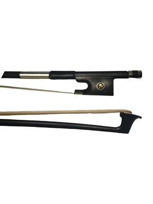 1/2 carbon fiber violin bow nice balance light weight natural Mongolia horsehair - Image 1 of 4