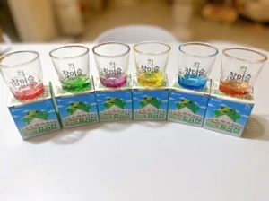Korean Hite Jinro Soju Shot Glass Color Soju Cup Limited Edition 소주잔 - Picture 1 of 2