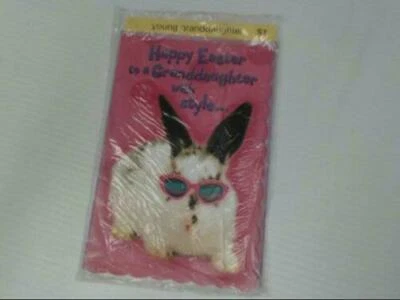American Greetings Young Granddaughter Easter Card "With Style" Retail Pack of 5 - Image 1 of 2