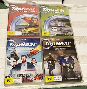 TOP GEAR DVD Bundle x 4 Double Pack 2 (Sealed) Olympics & Vietnam R4 NEAR NEW - Picture 1 of 6