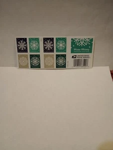 U.S. MINT NH SELF ADHESIVE FOREVER WINTER WHIMSY 2 STAMP BLOCKS FV 6.24 - Picture 1 of 3