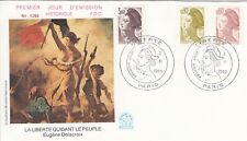 FRANCE 1982. FDC Nº 1298. Liberty leading the People by Eugène Delacroix.