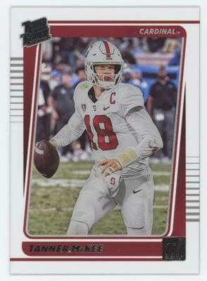 2023 Panini Chronicles Draft Picks Clearly Donruss Tanner McKee Stanford - Image 1 of 2