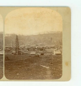 B3994 Robbins veduta, 1878, Derrick City, Bradford Oil Region, Pennsylvania D - Foto 1 di 3